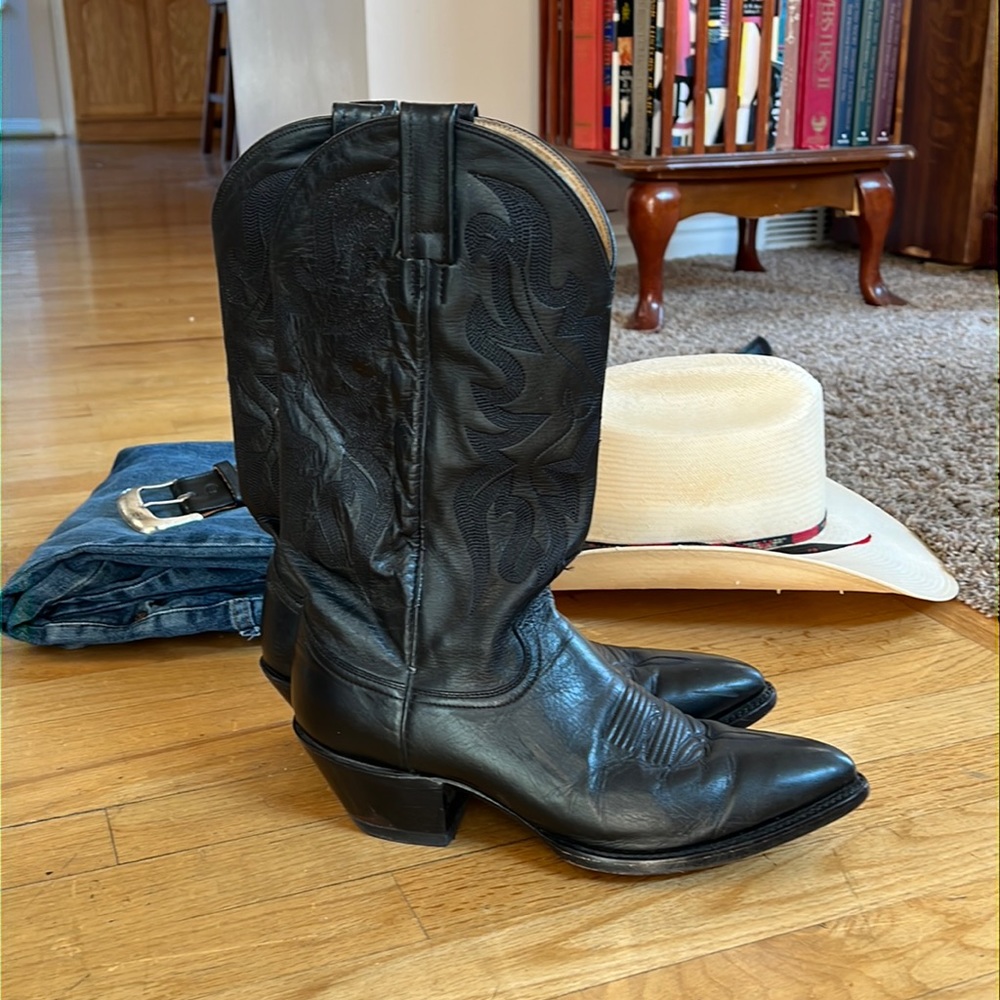 Dan Post black Cowboy boots